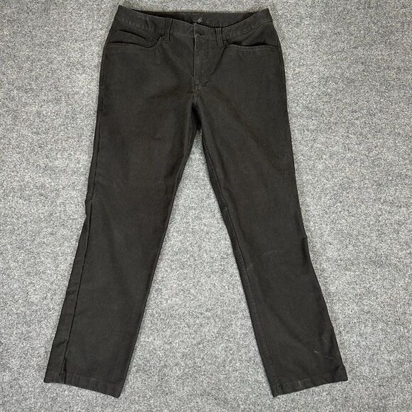 Lululemon ABC Classic Fit Pants Mens 32x28 Black‎ Low Rise Performance Adult​ - Picture 1 of 8